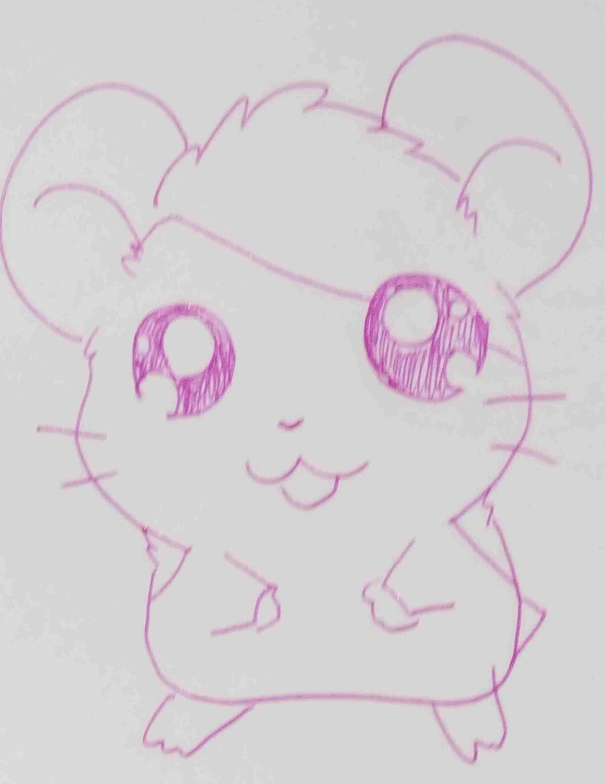 アナログでお絵描きするトピ