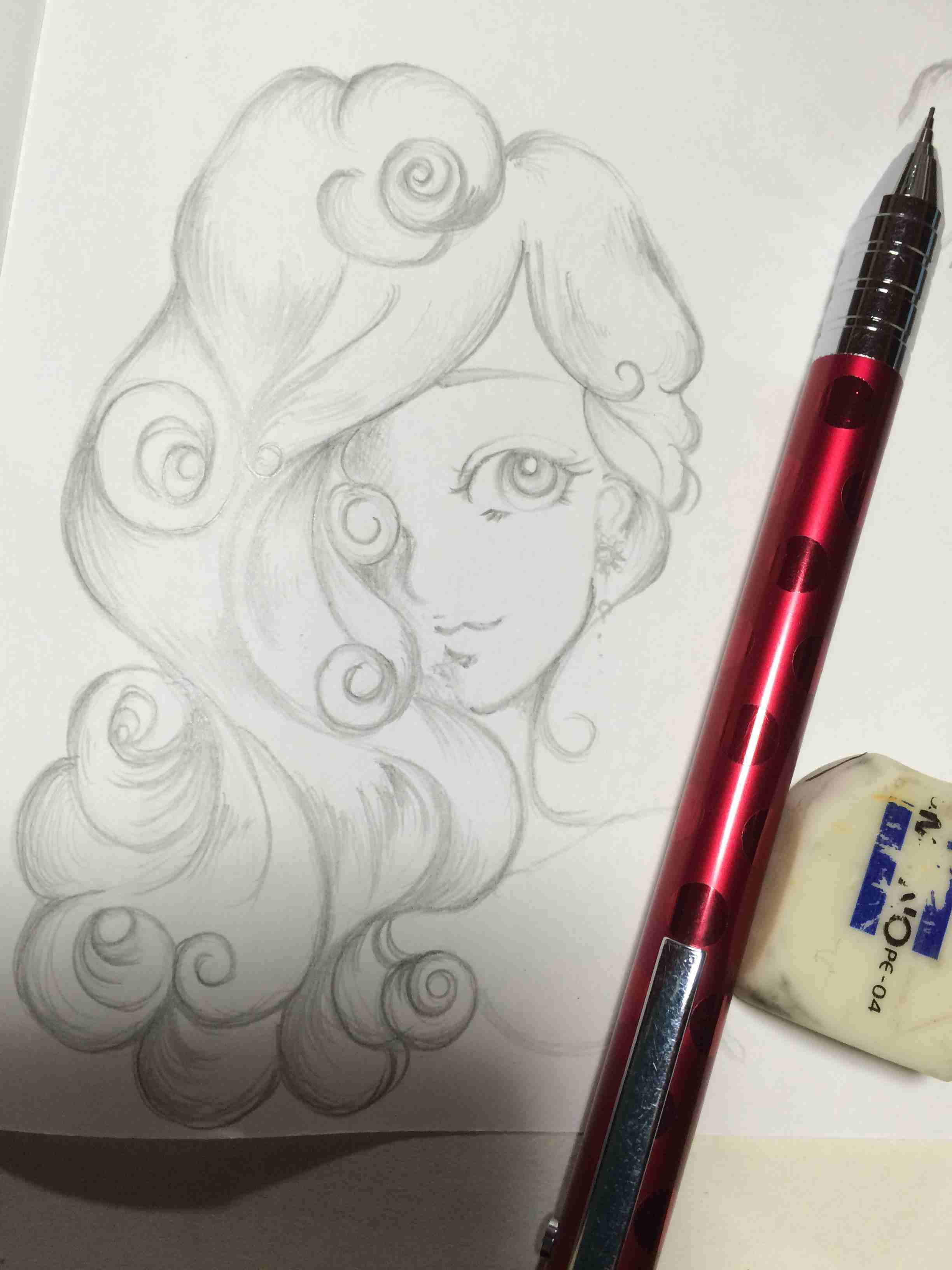 アナログでお絵描きするトピ