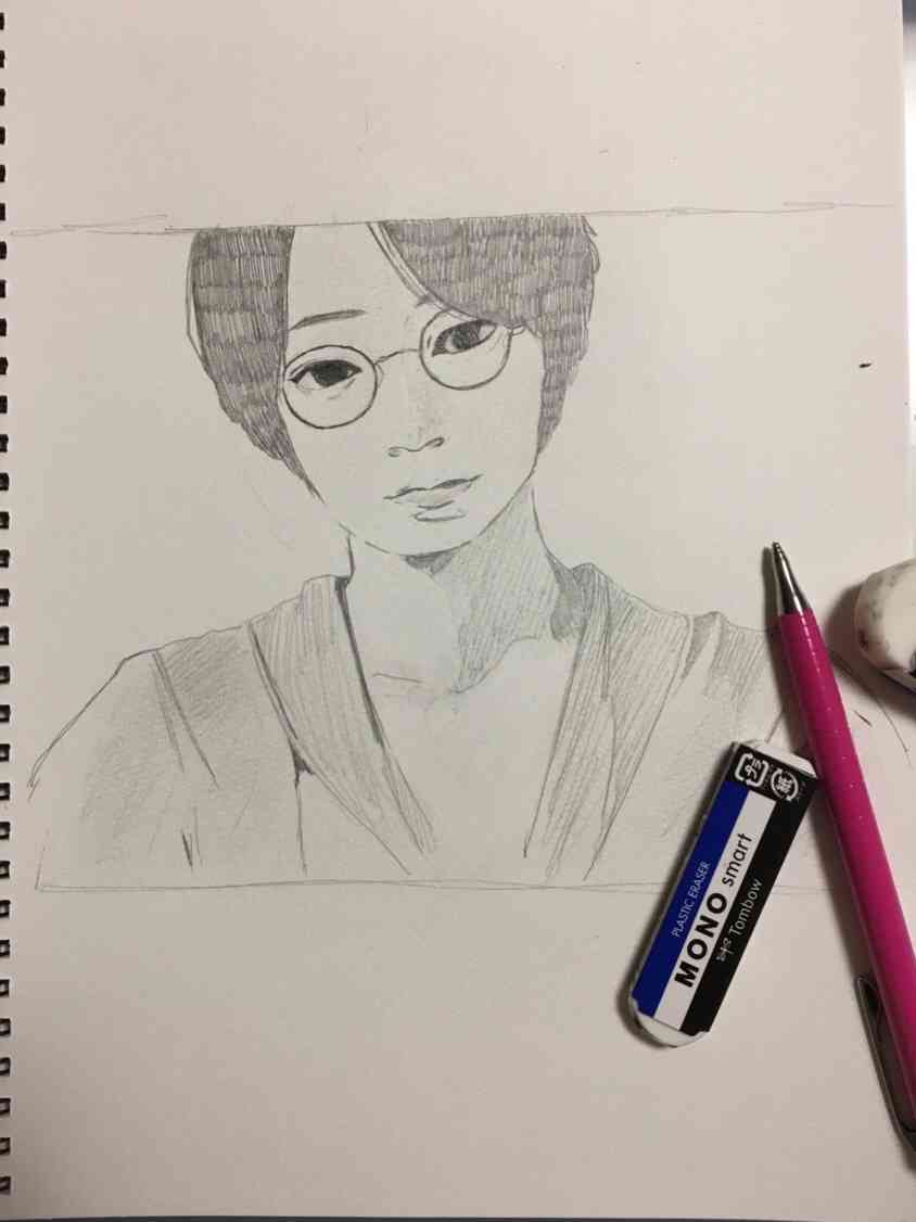 アナログでお絵描きするトピ