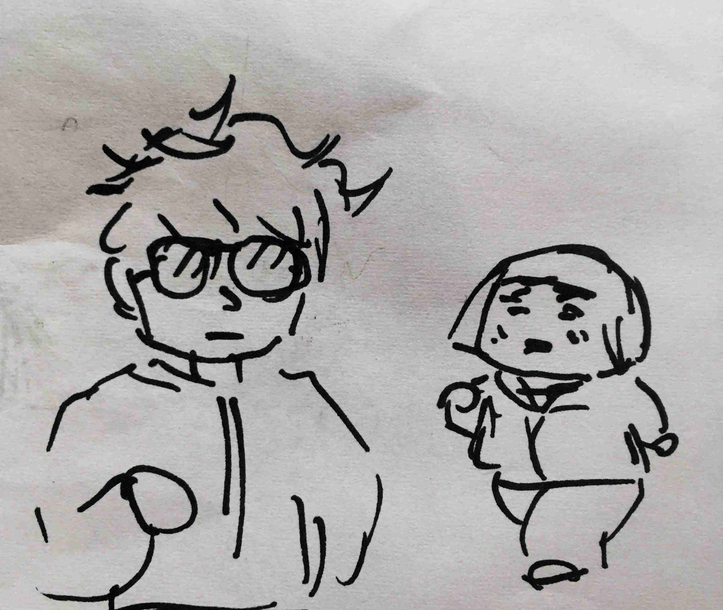 アナログでお絵描きするトピ
