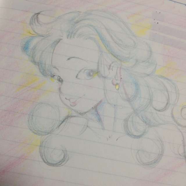 アナログでお絵描きするトピ