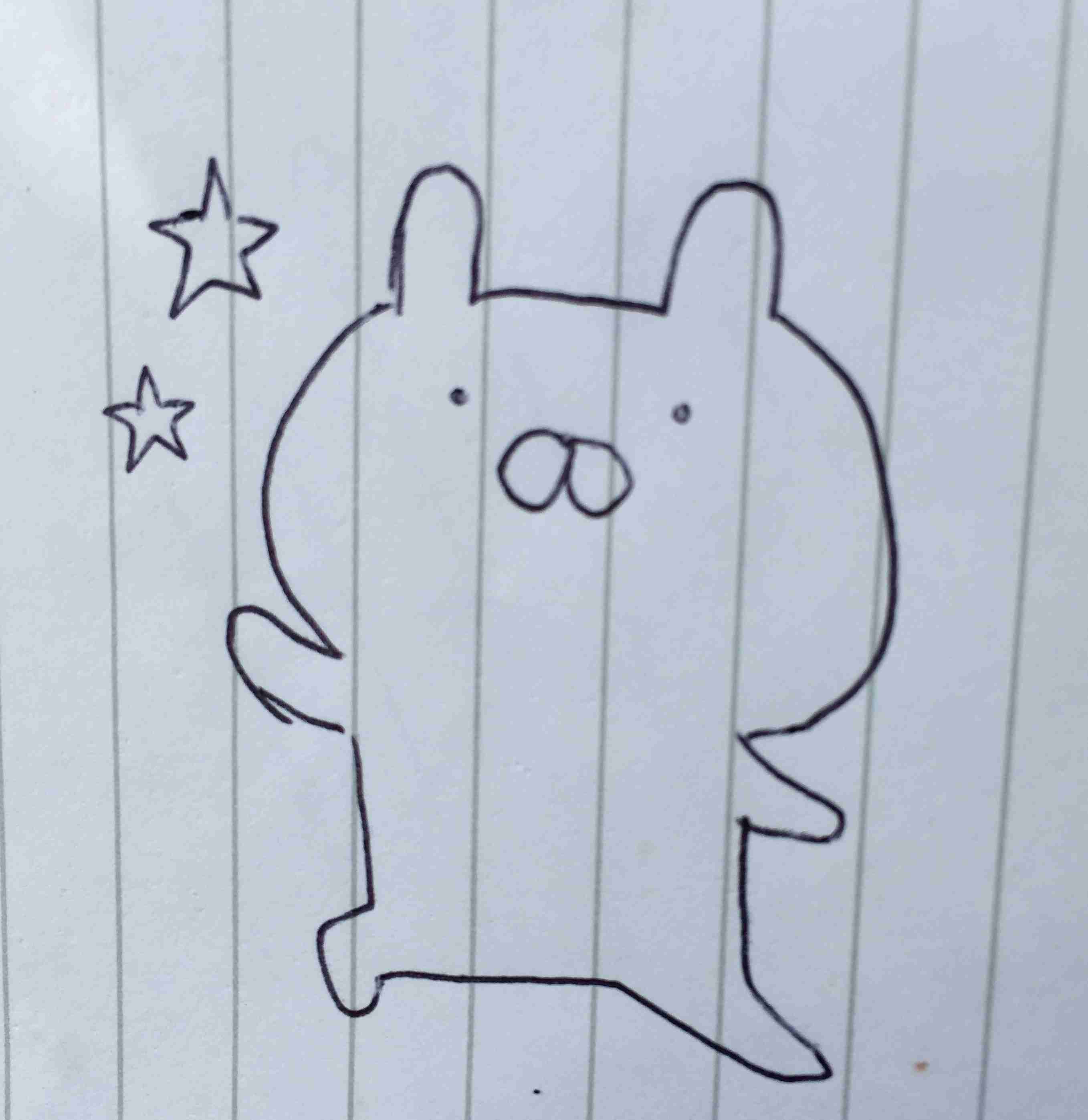 アナログでお絵描きするトピ