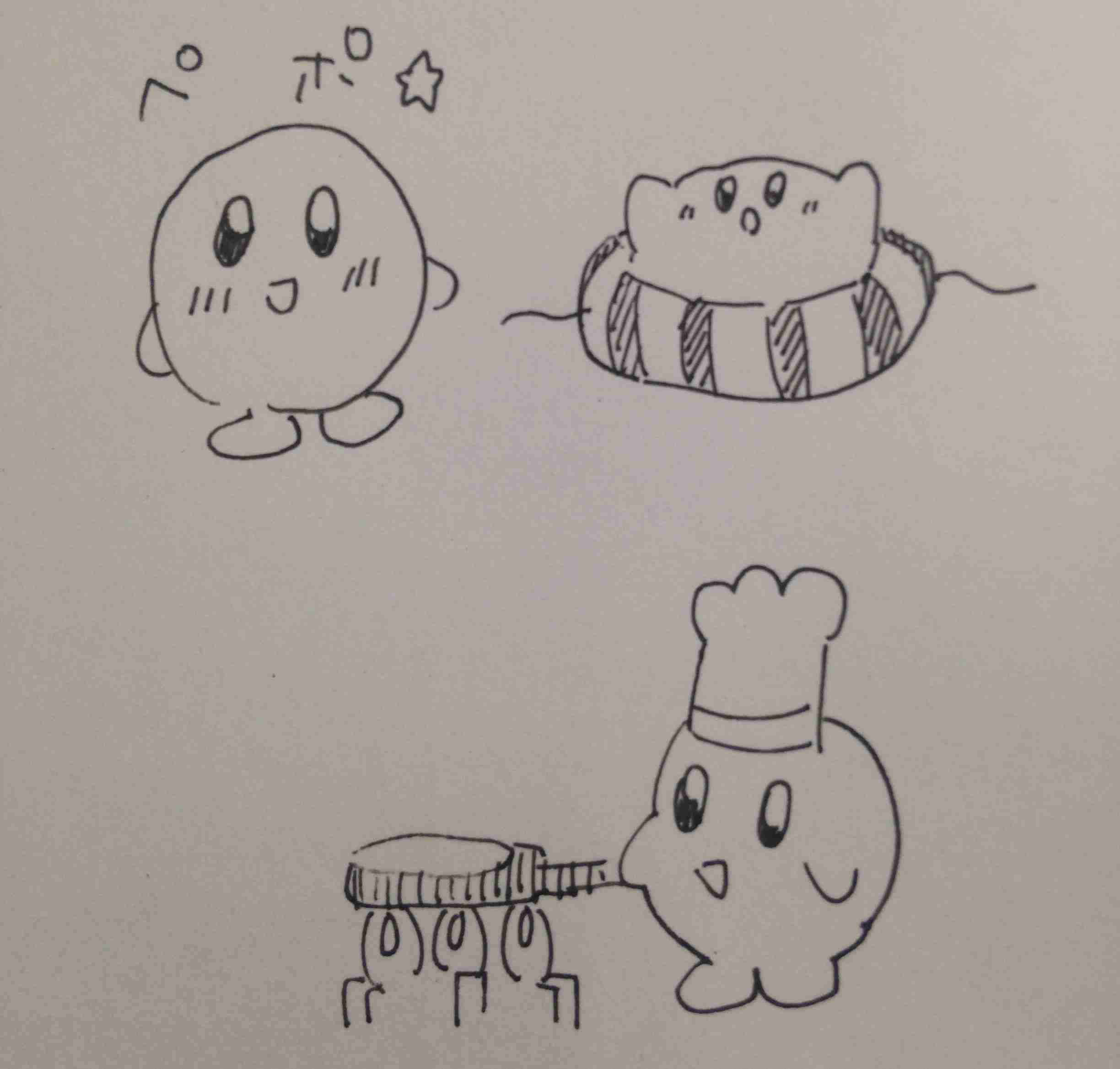 アナログでお絵描きするトピ