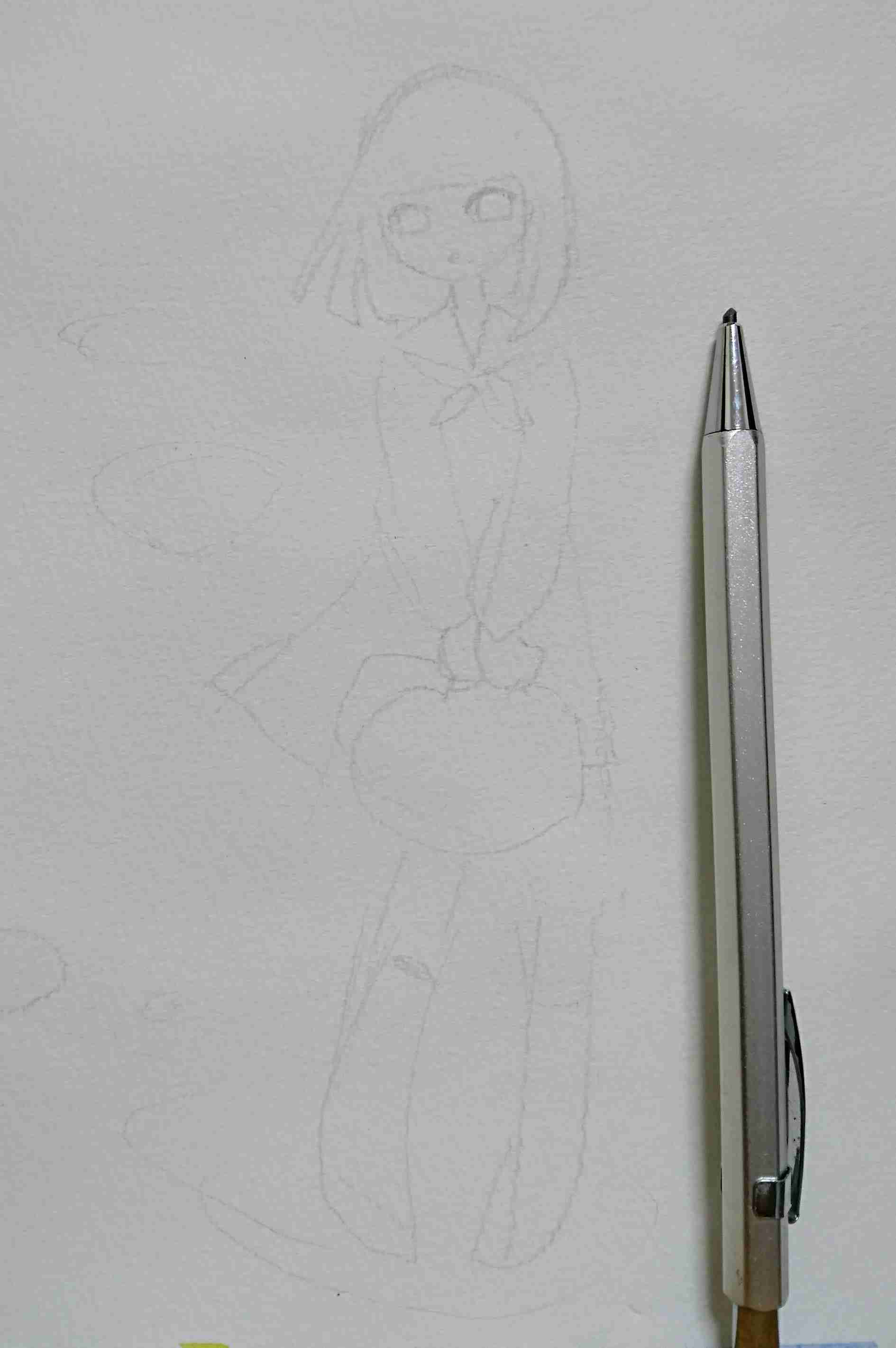 アナログでお絵描きするトピ