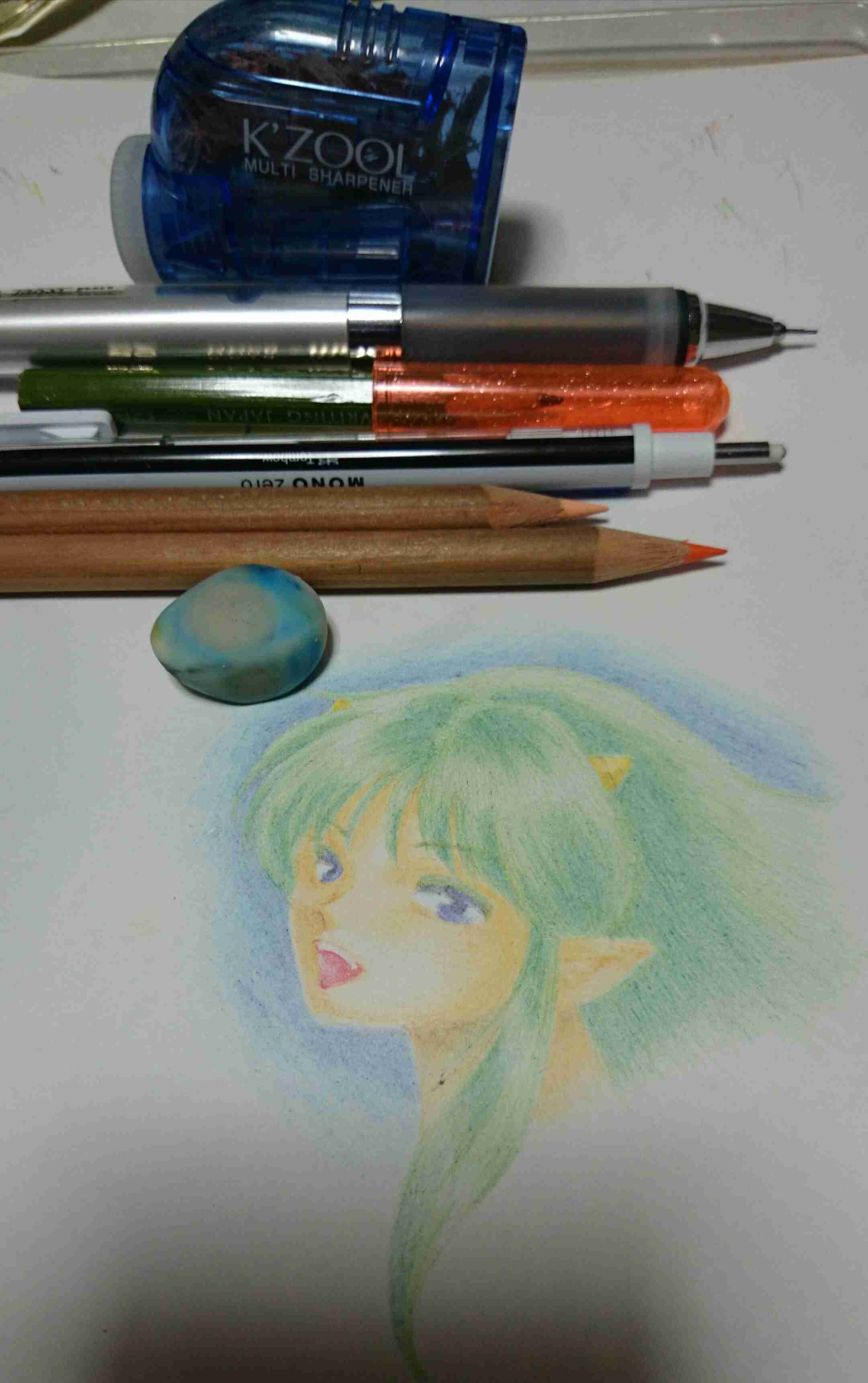 アナログでお絵描きするトピ