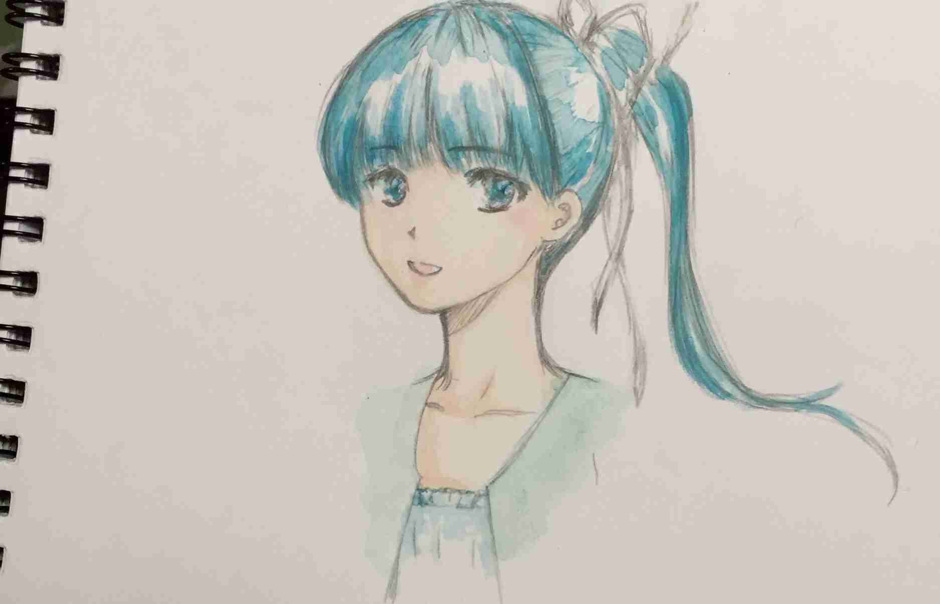 アナログでお絵描きするトピ