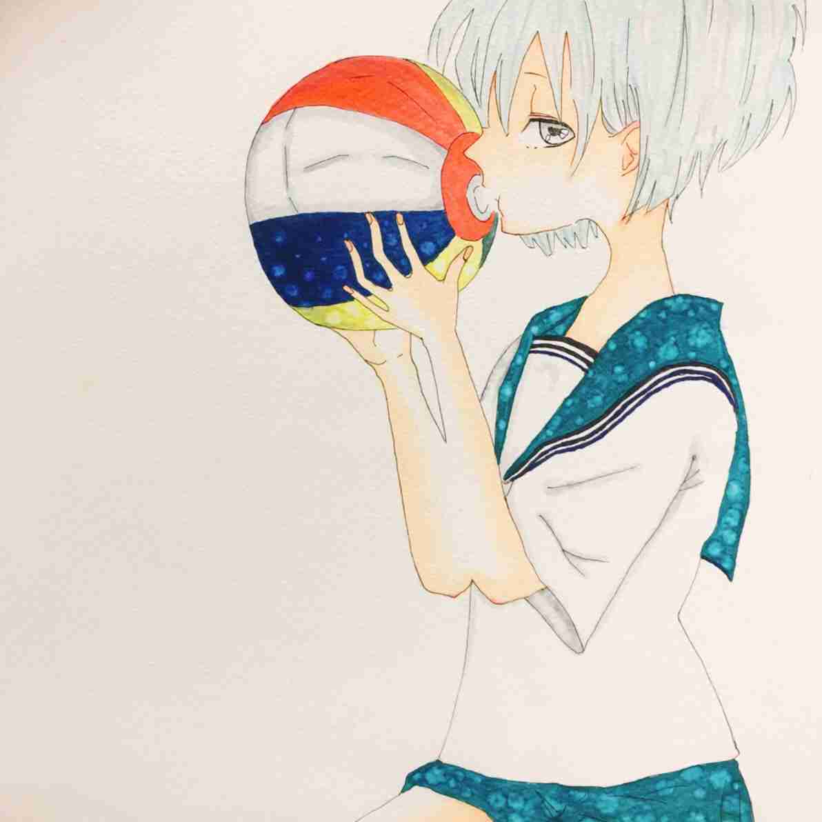 アナログでお絵描きするトピ