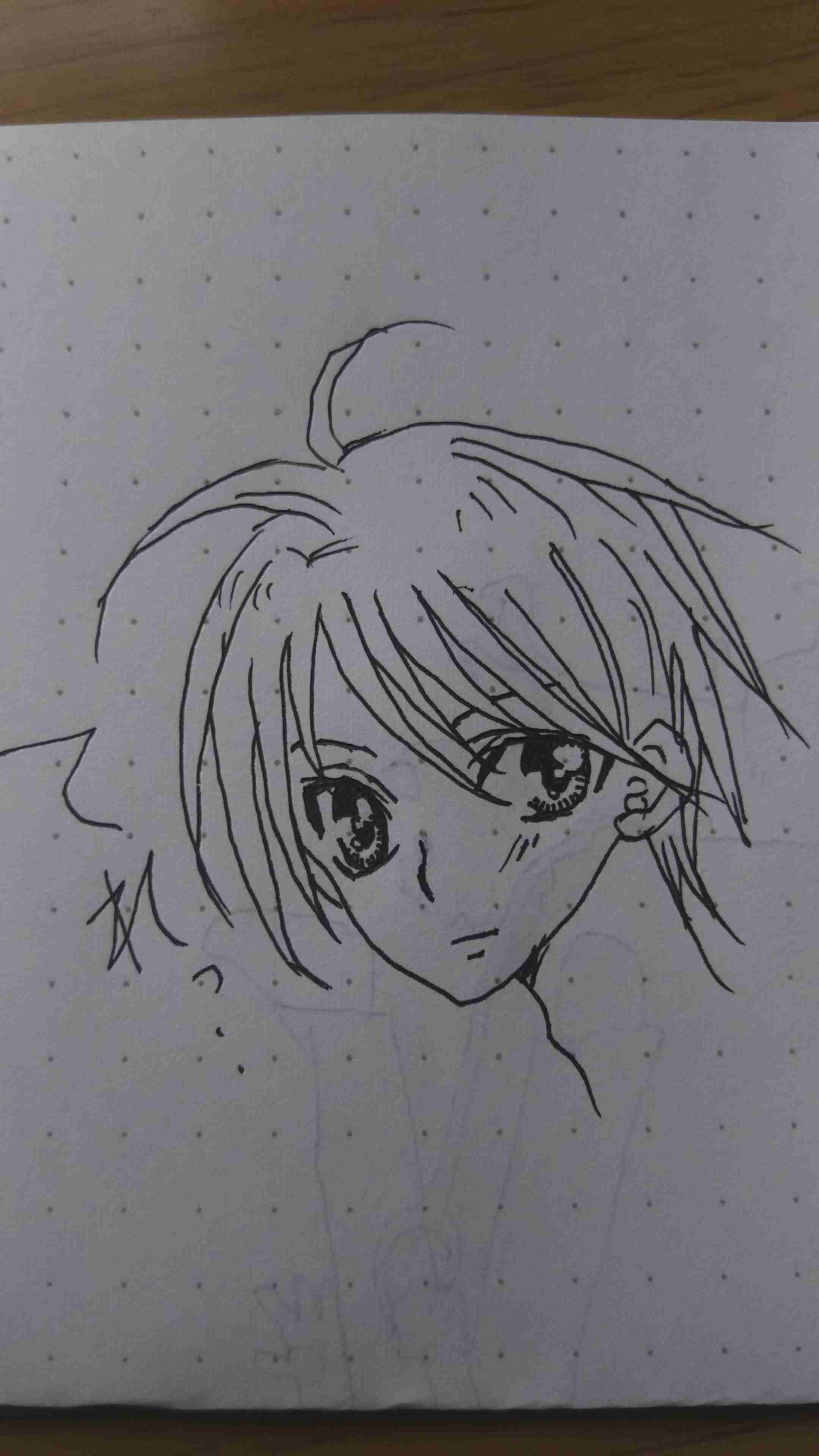 アナログでお絵描きするトピ