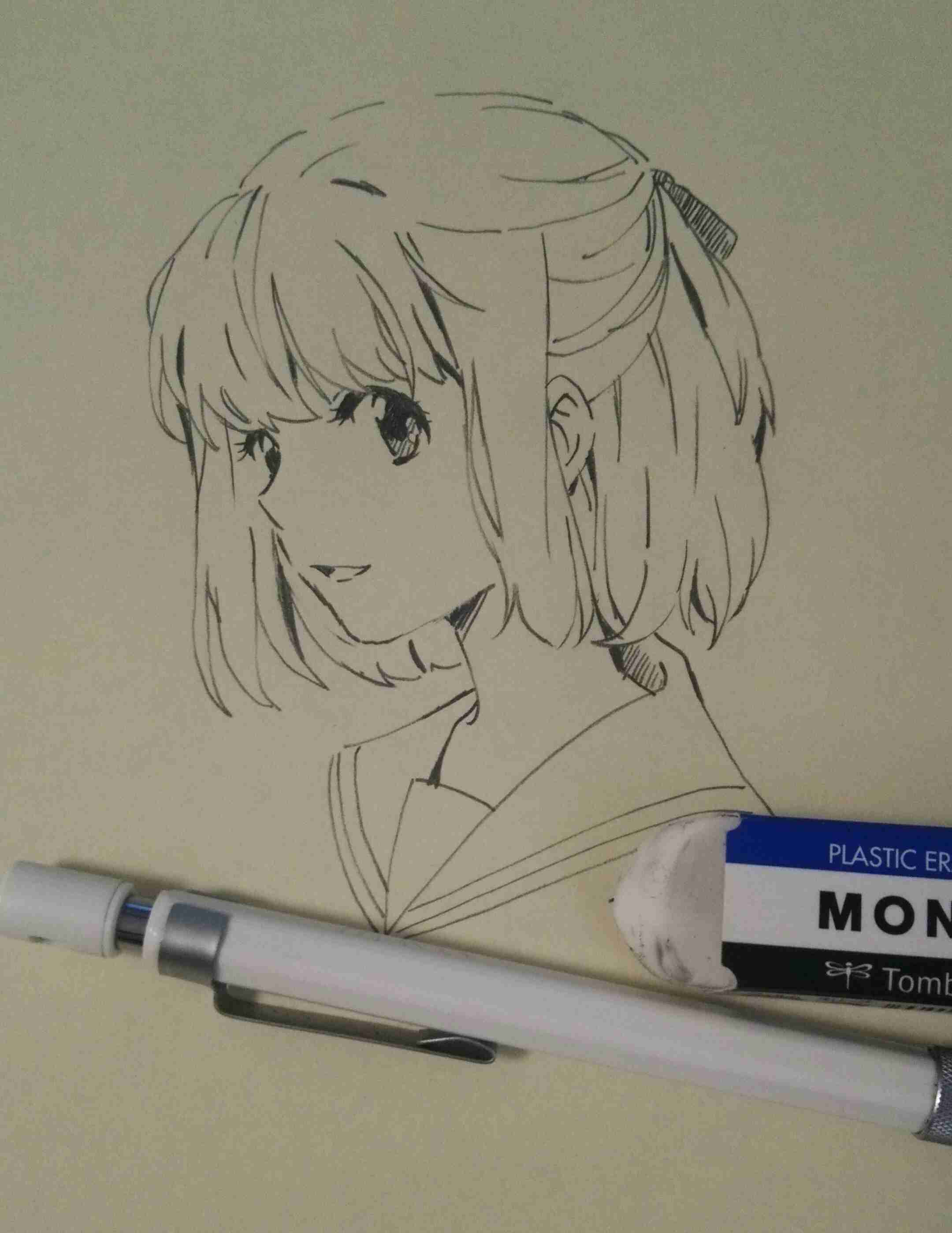 アナログでお絵描きするトピ
