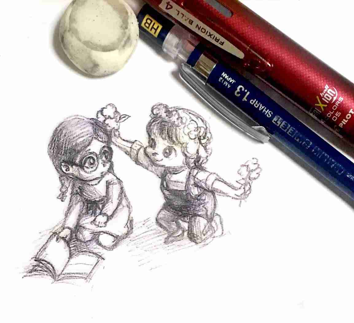 アナログでお絵描きするトピ