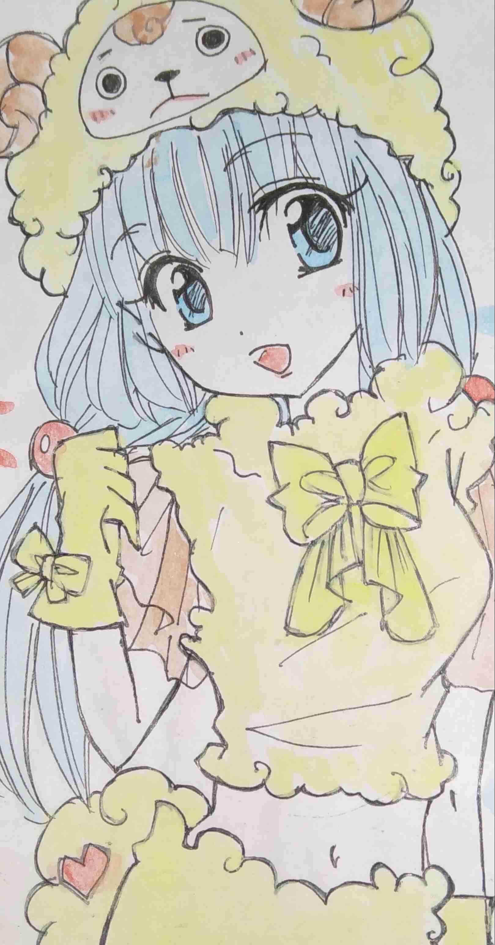 アナログでお絵描きするトピ