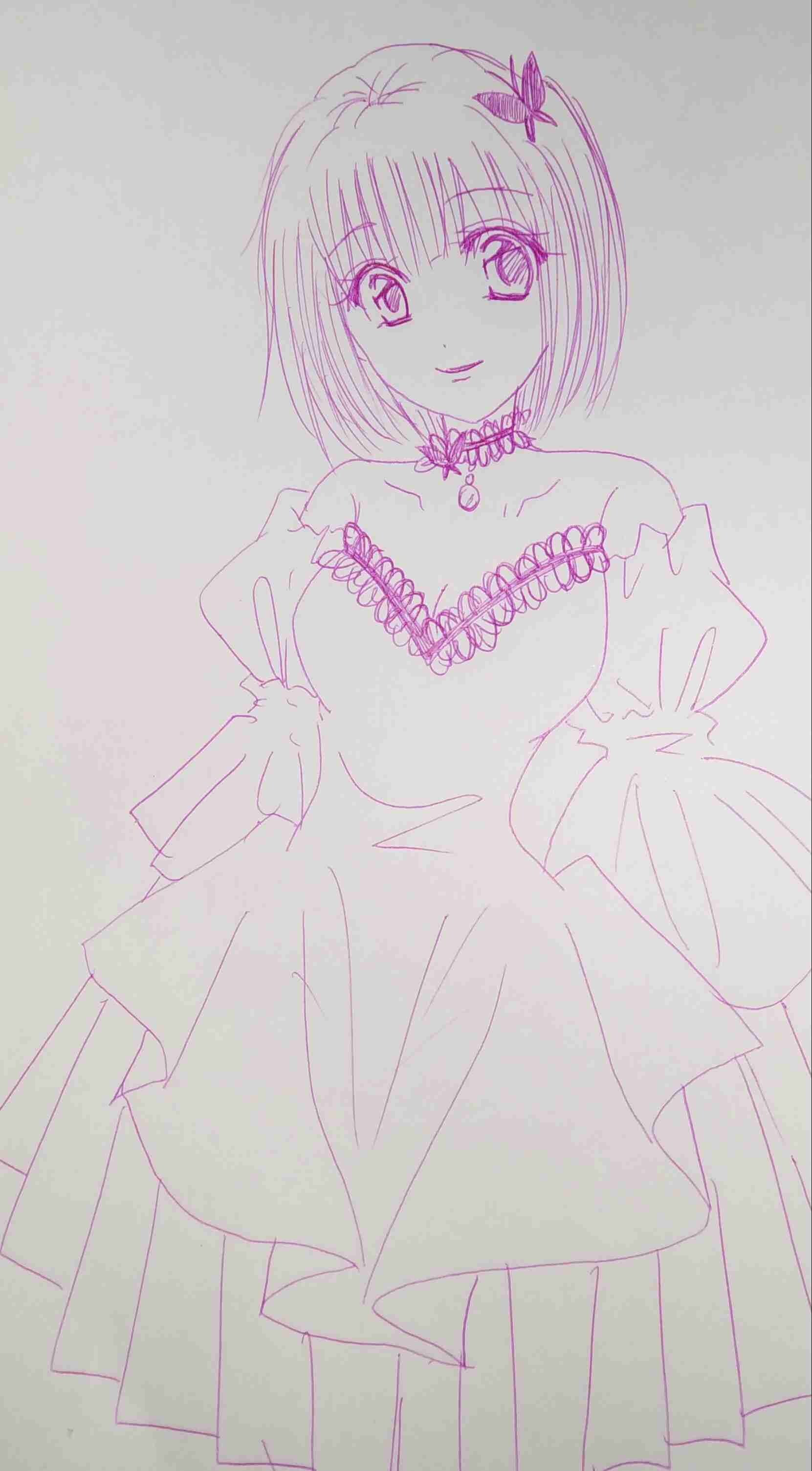 アナログでお絵描きするトピ