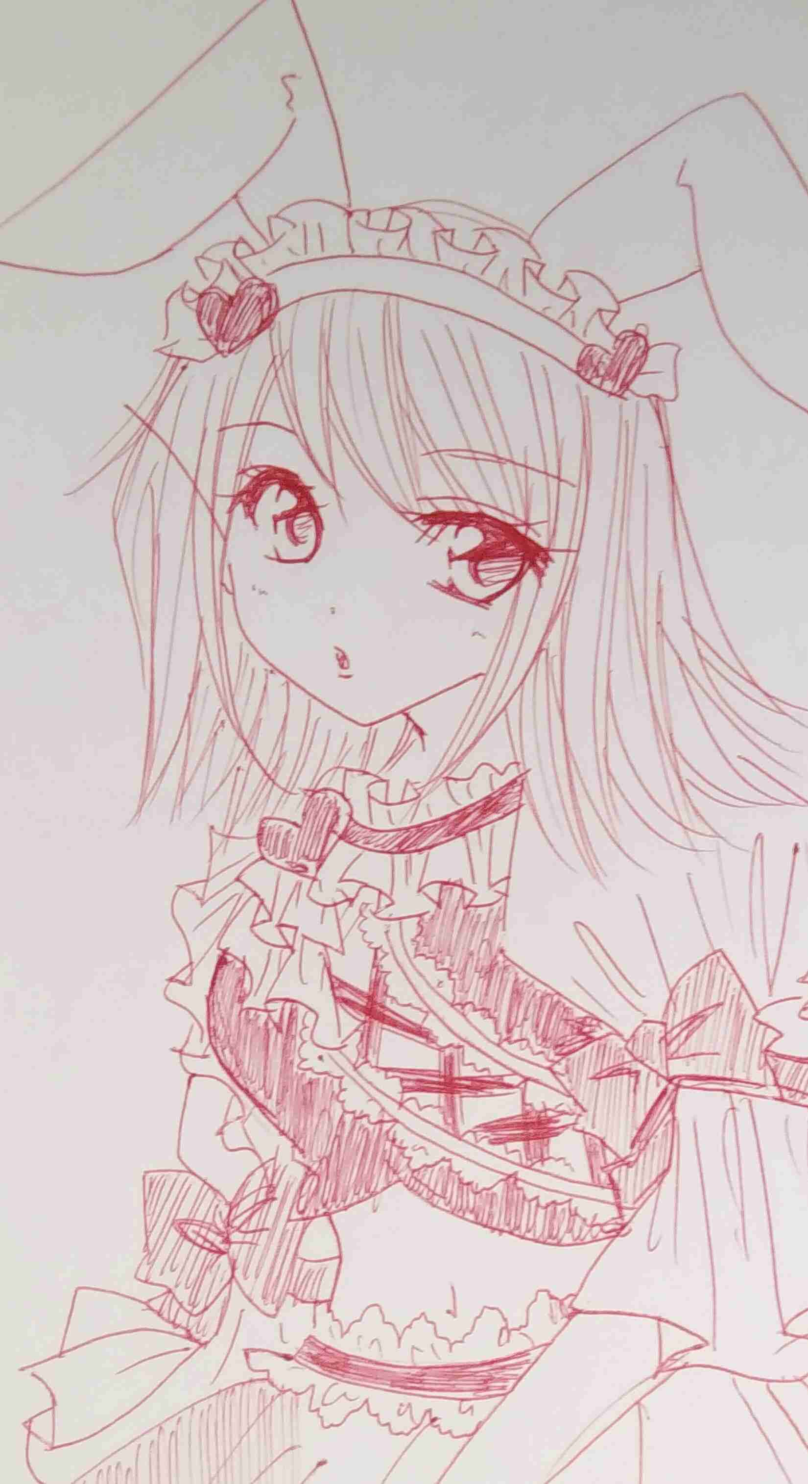 アナログでお絵描きするトピ