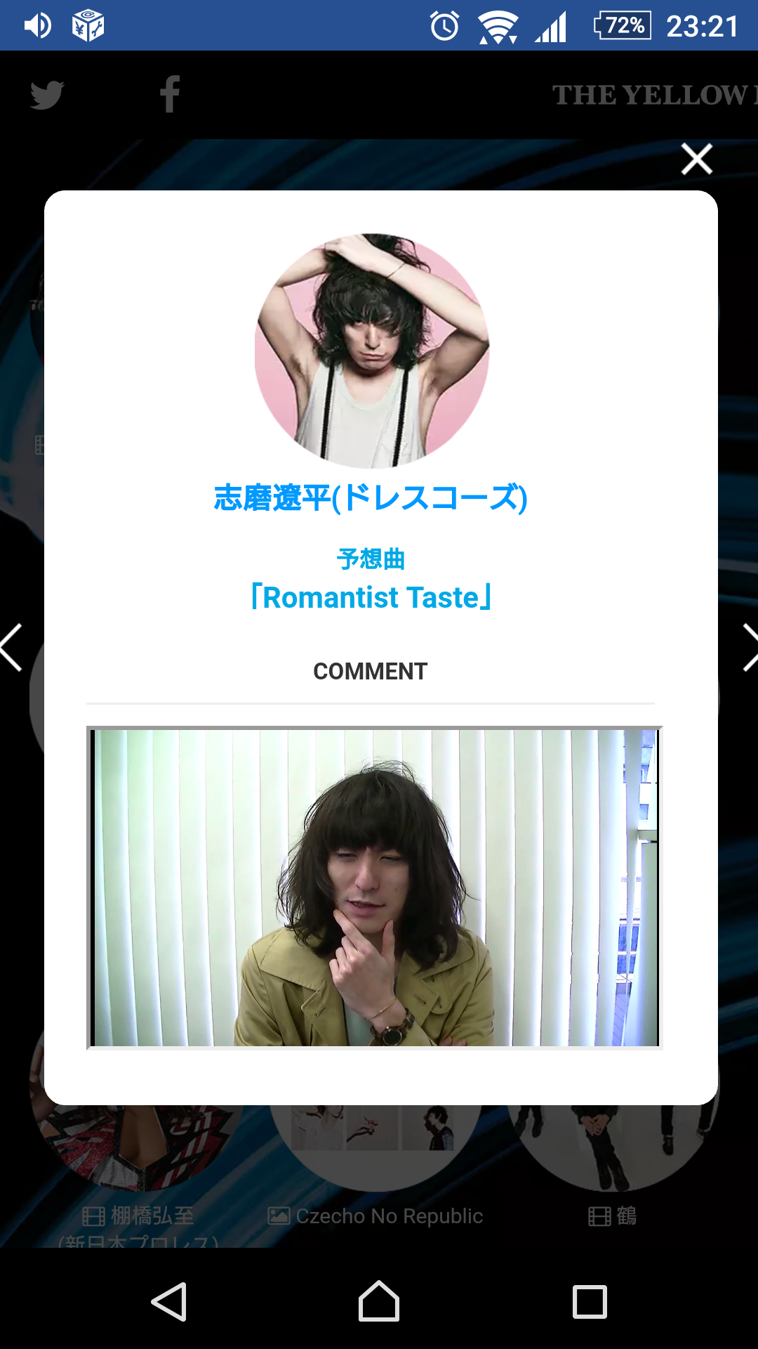 ロン毛の男性をひたすら貼っていくトピ。