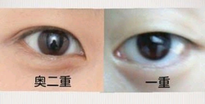 奥二重のアイメイク