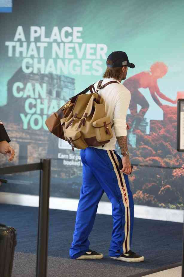 デヴィッド・ベッカム、ジャージで空港を歩く姿がみすぼらしすぎると炎上