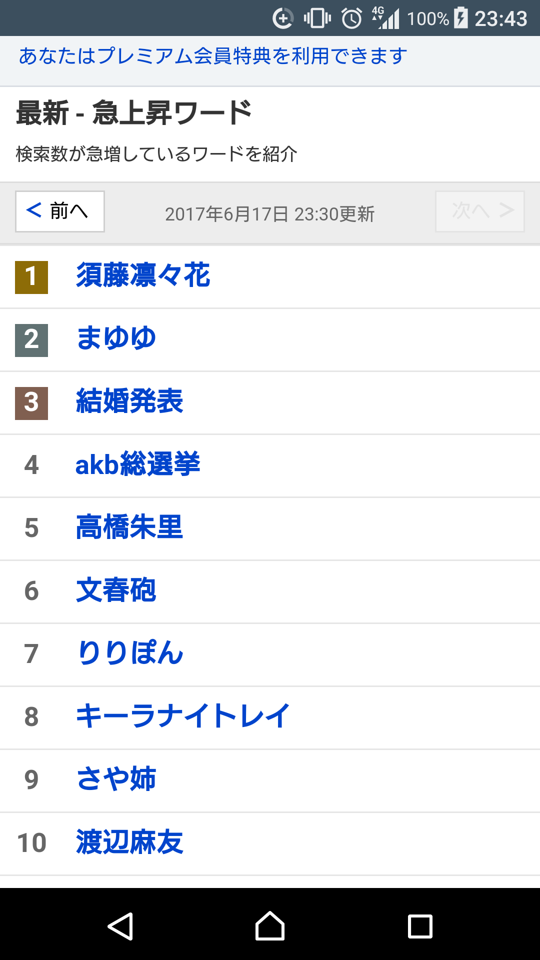 NMB須藤凜々花が壇上スピーチで結婚宣言「初めて人を好きに」総選挙中に衝撃発言