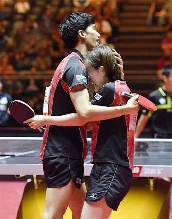 【卓球】石川佳純、吉村真晴組、48年ぶり金！　フルセット奇跡の大逆転、2大会連続決勝で号泣V