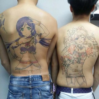 体全体のタトゥーでもキレイに隠せるサービス