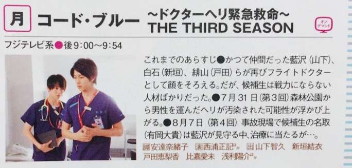 【実況・感想】コード・ブルー-ドクターヘリ緊急救命-THE THIRD SEASON 第2話【15分拡大SP】