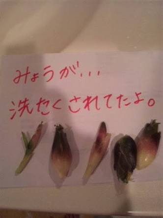 面白い置手紙などを貼るトピ