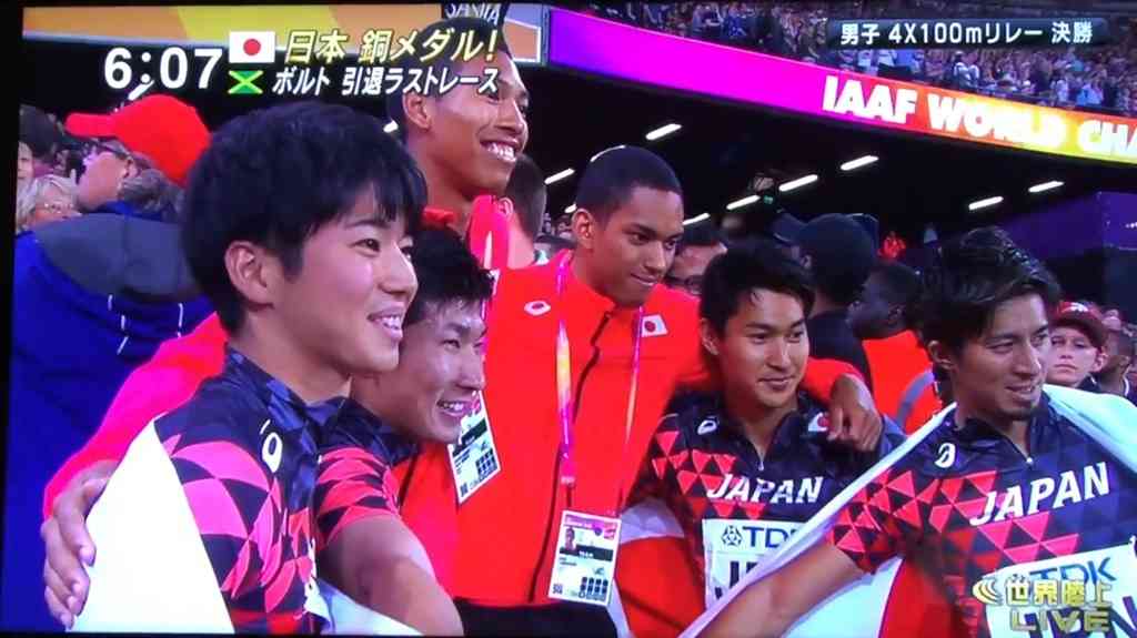 【世界陸上】日本銅！今大会初のメダル　男子400リレー