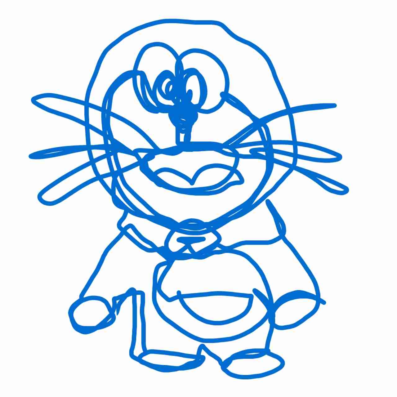 一筆描きのお絵かきトピ