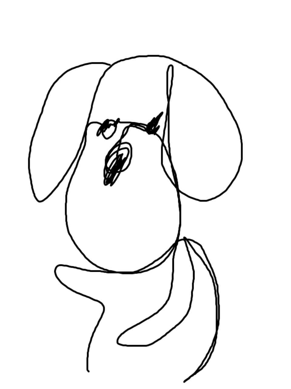 一筆描きのお絵かきトピ