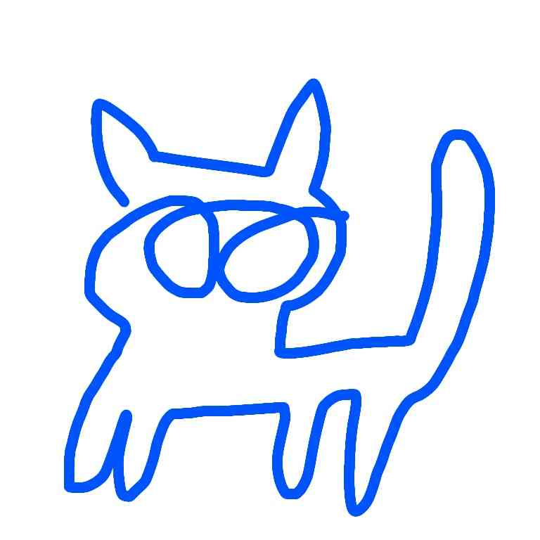 一筆描きのお絵かきトピ