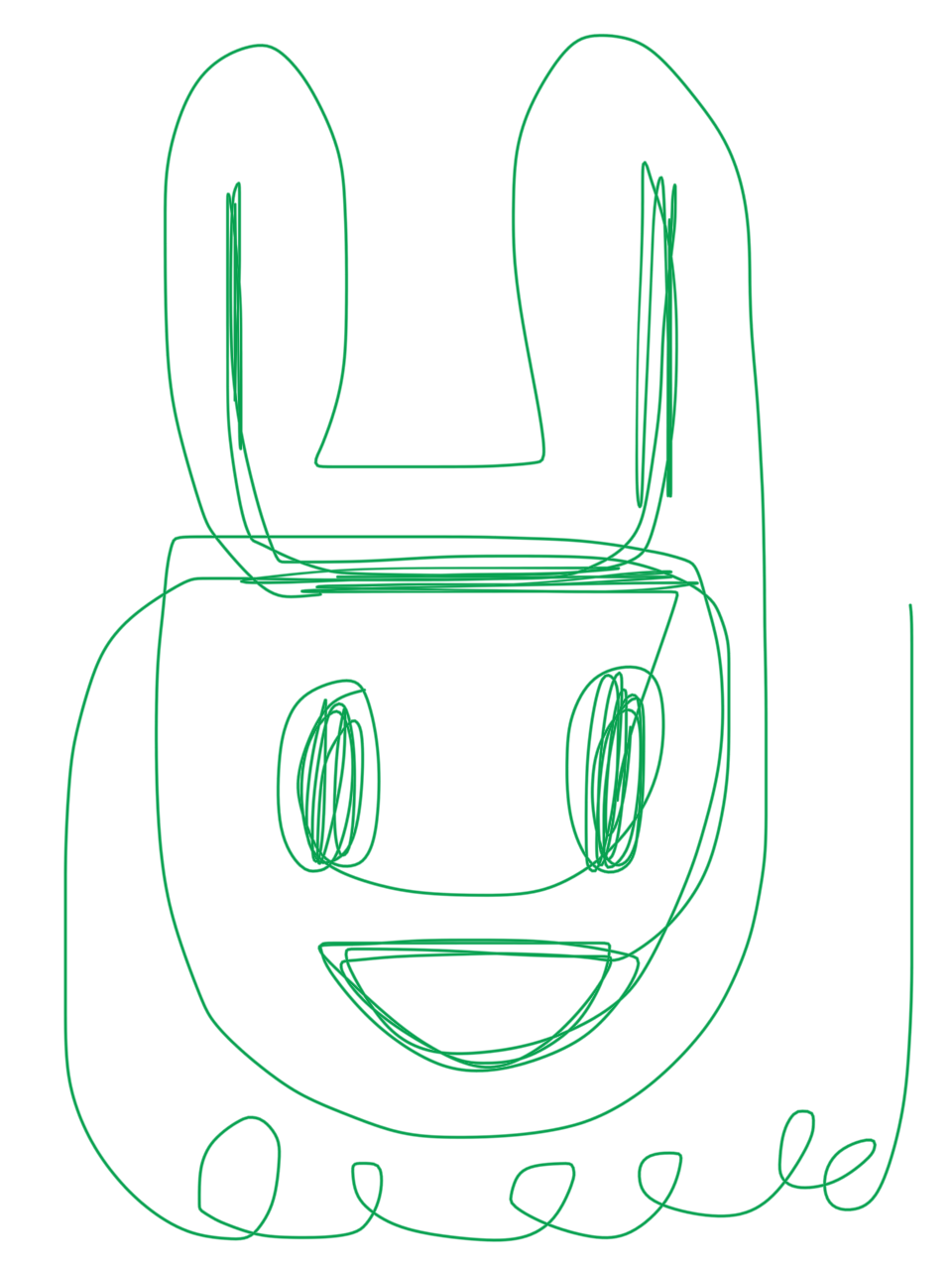 一筆描きのお絵かきトピ