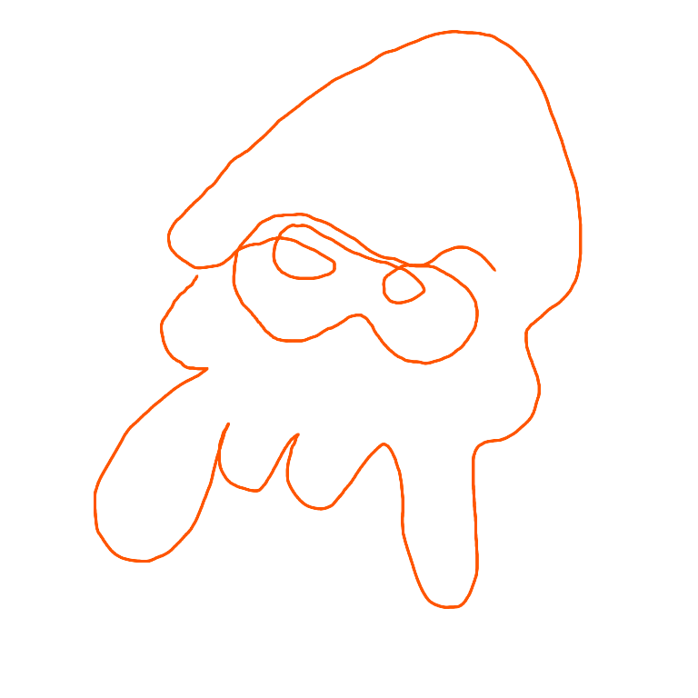 一筆描きのお絵かきトピ