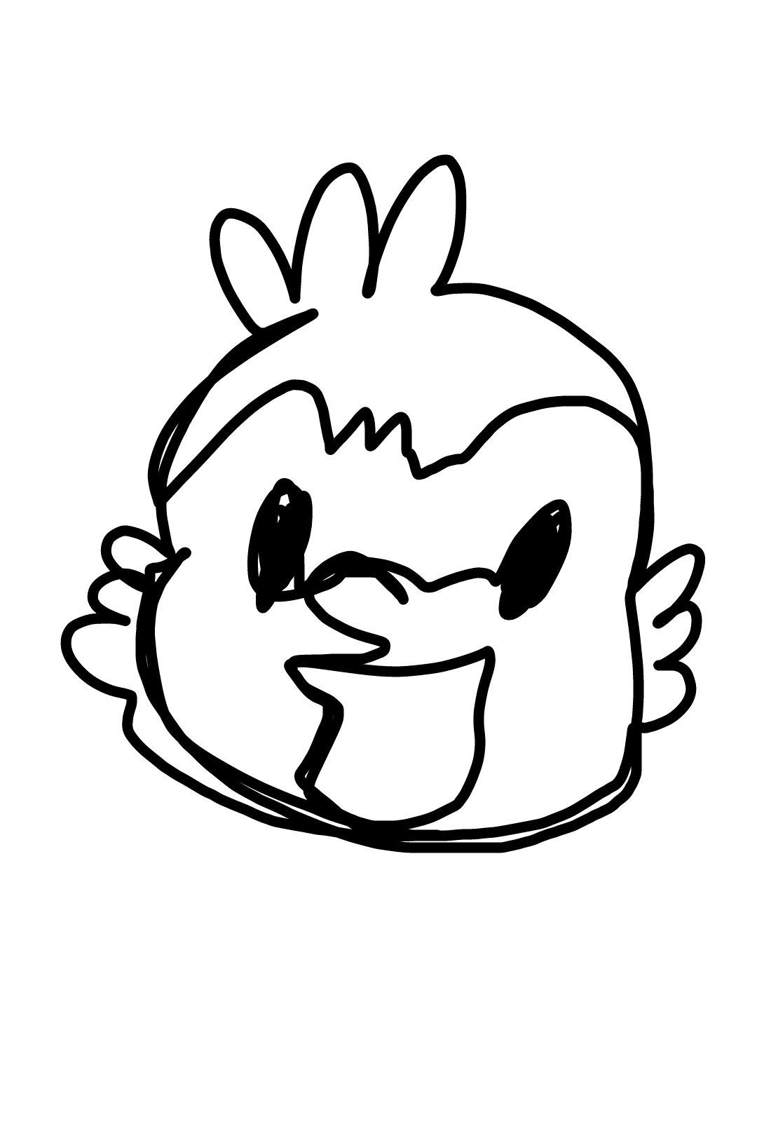 一筆描きのお絵かきトピ