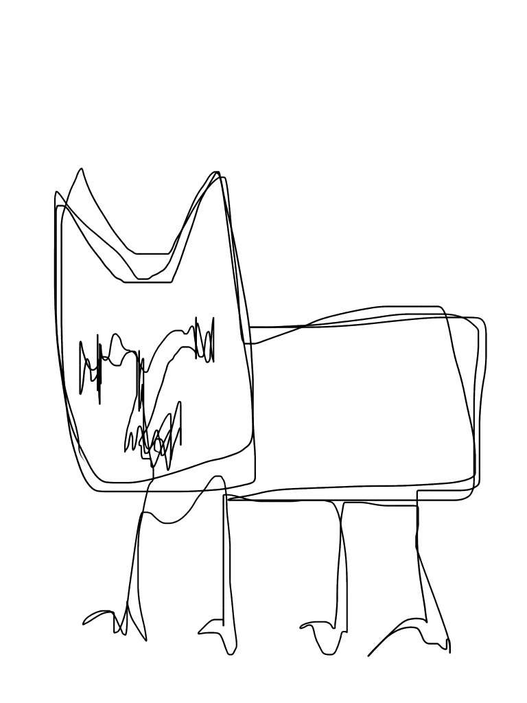 一筆描きのお絵かきトピ
