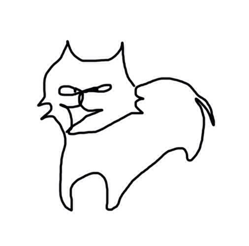 一筆描きのお絵かきトピ