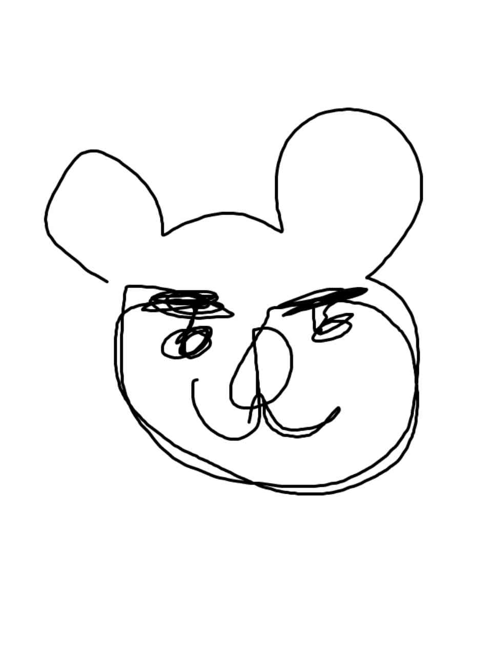 一筆描きのお絵かきトピ