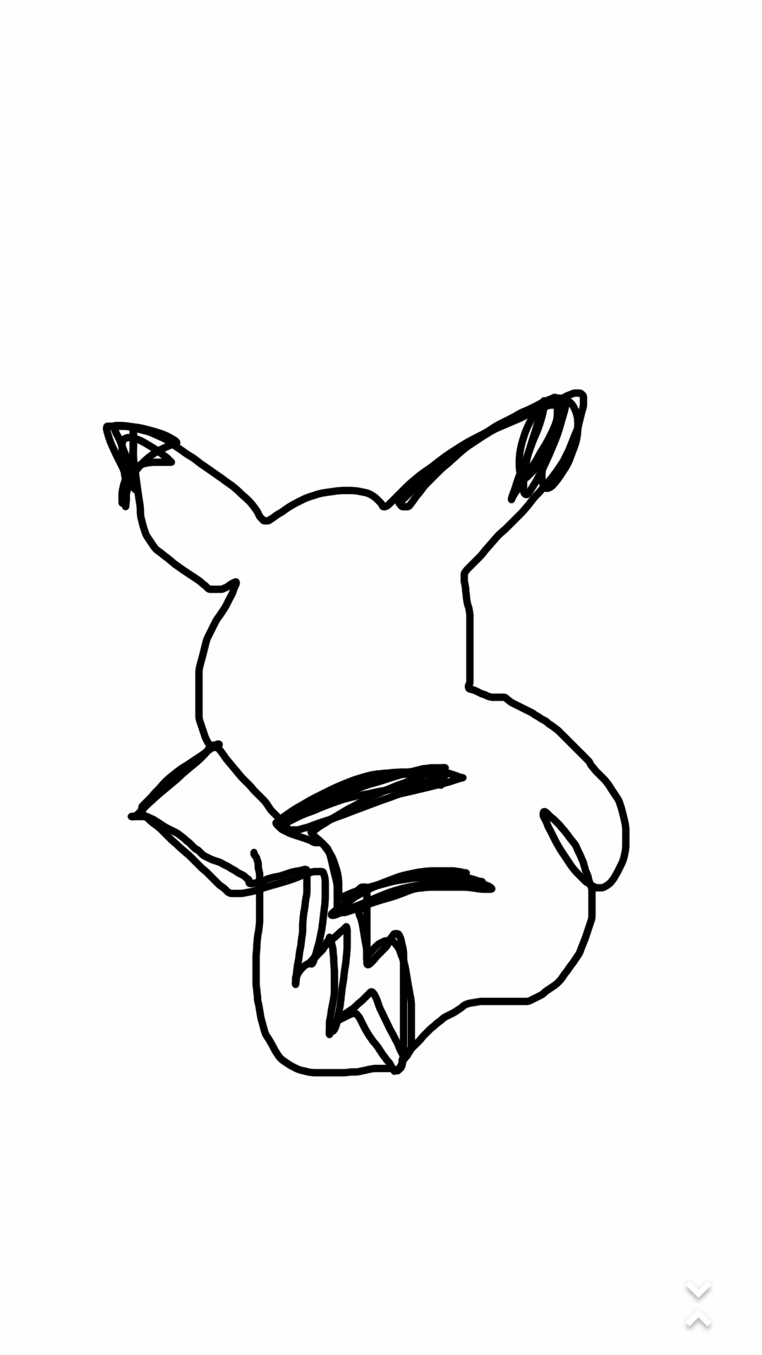 一筆描きのお絵かきトピ