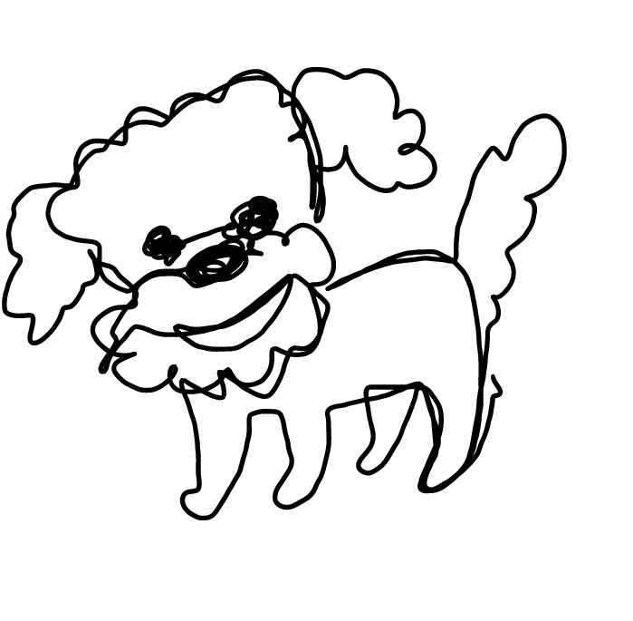 一筆描きのお絵かきトピ