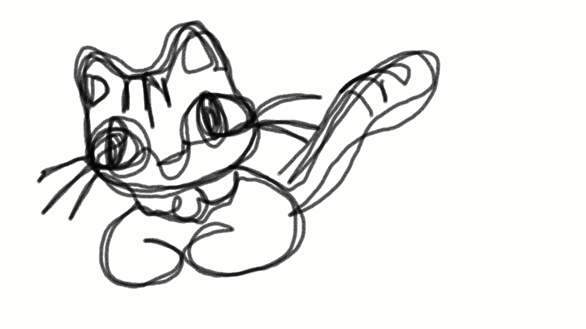 一筆描きのお絵かきトピ