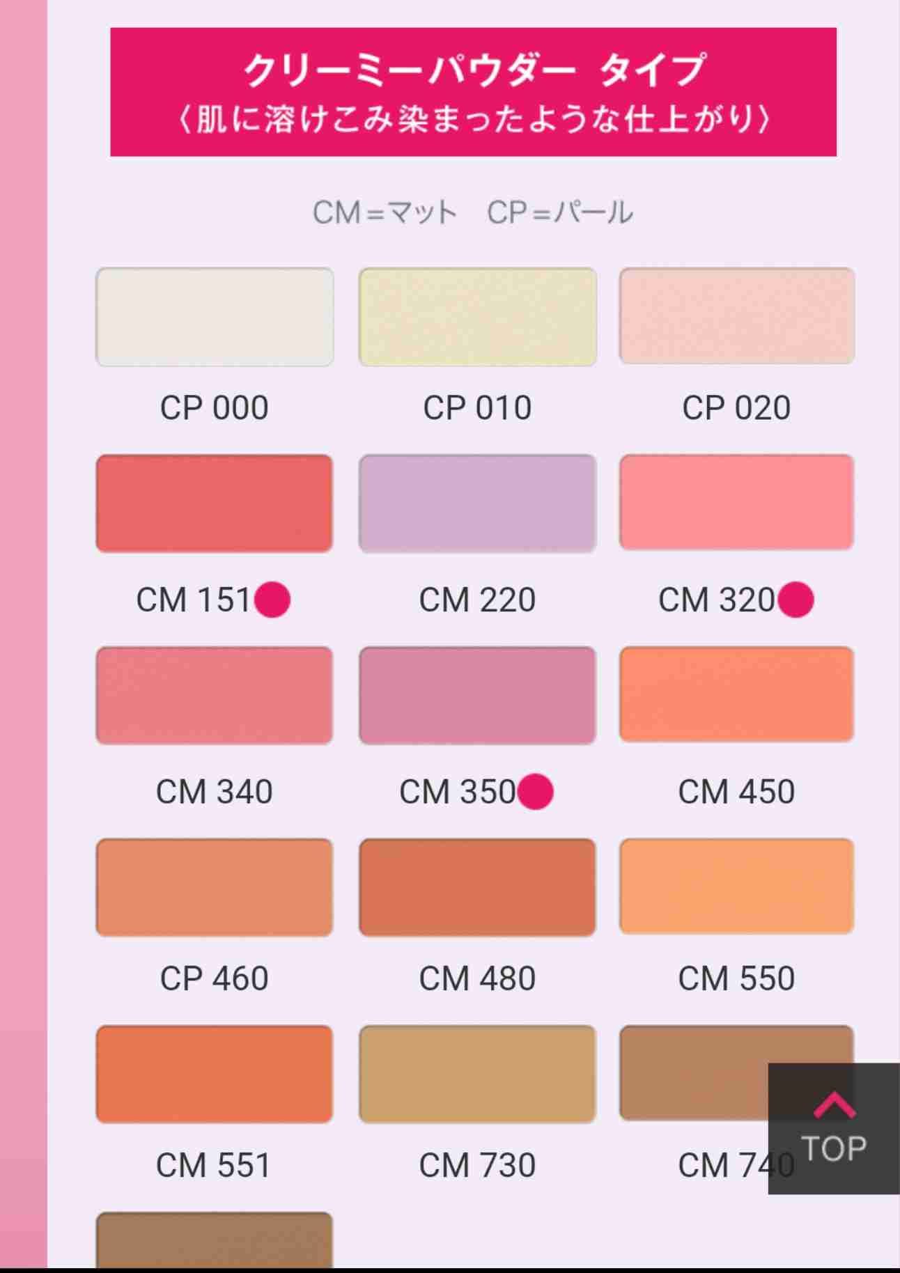 おすすめのクリームチーク