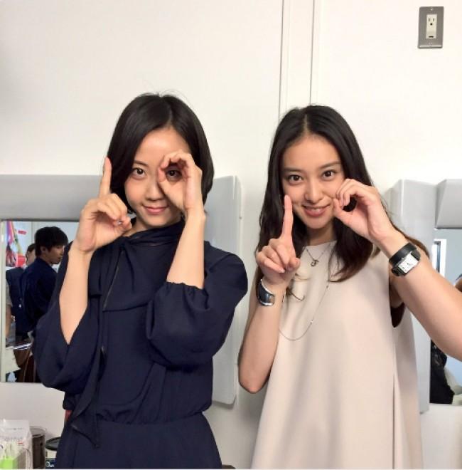 女優のツーショット画像