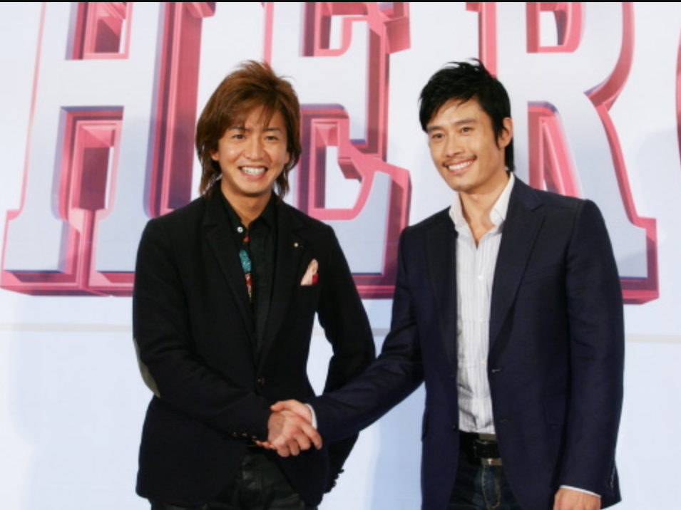 海外俳優のツーショット画像