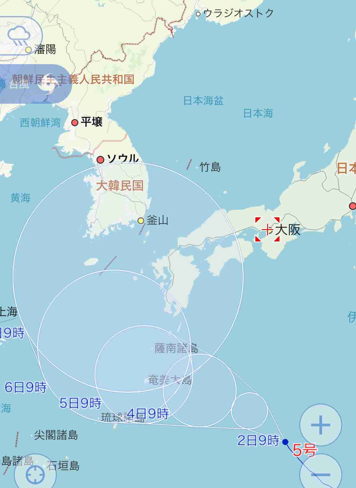 【台風5号】世界の台風予想、13パターンに意見割れる