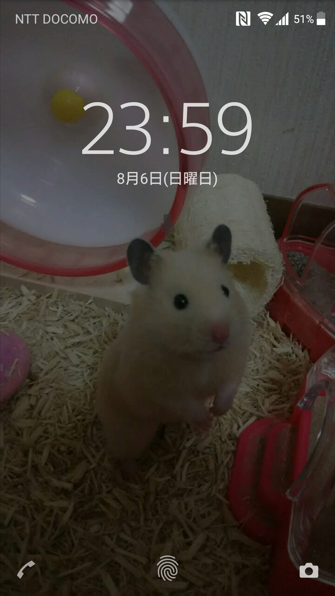 スマホロック画面見せ合うトピ
