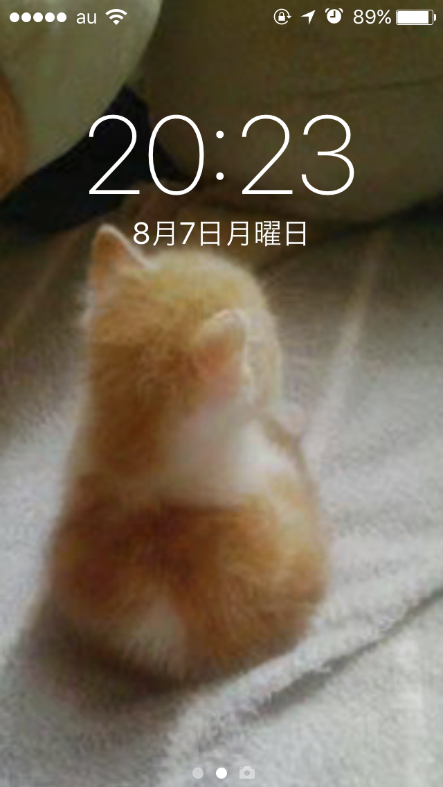 スマホロック画面見せ合うトピ
