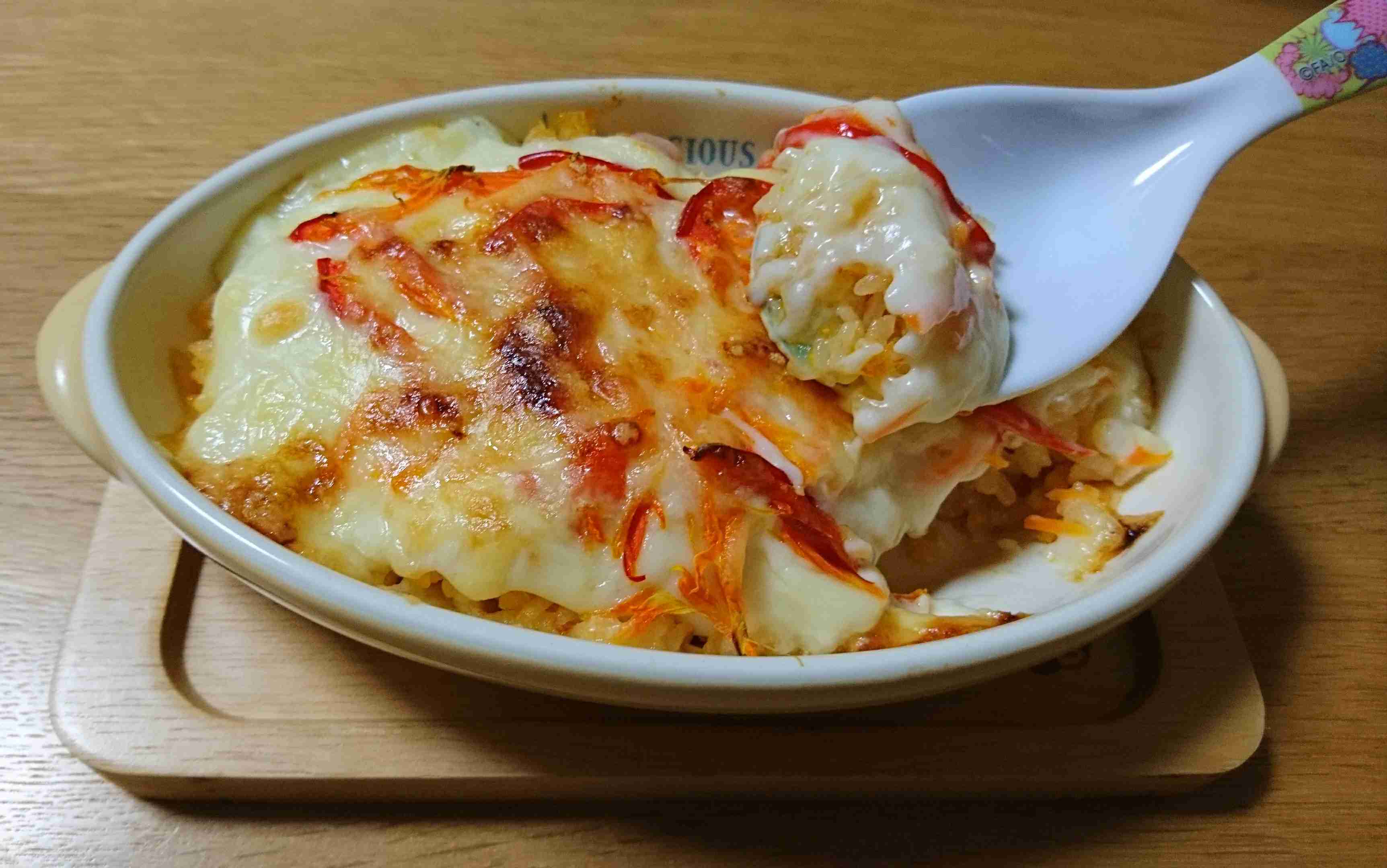 ホワイトソースを使った料理が好き