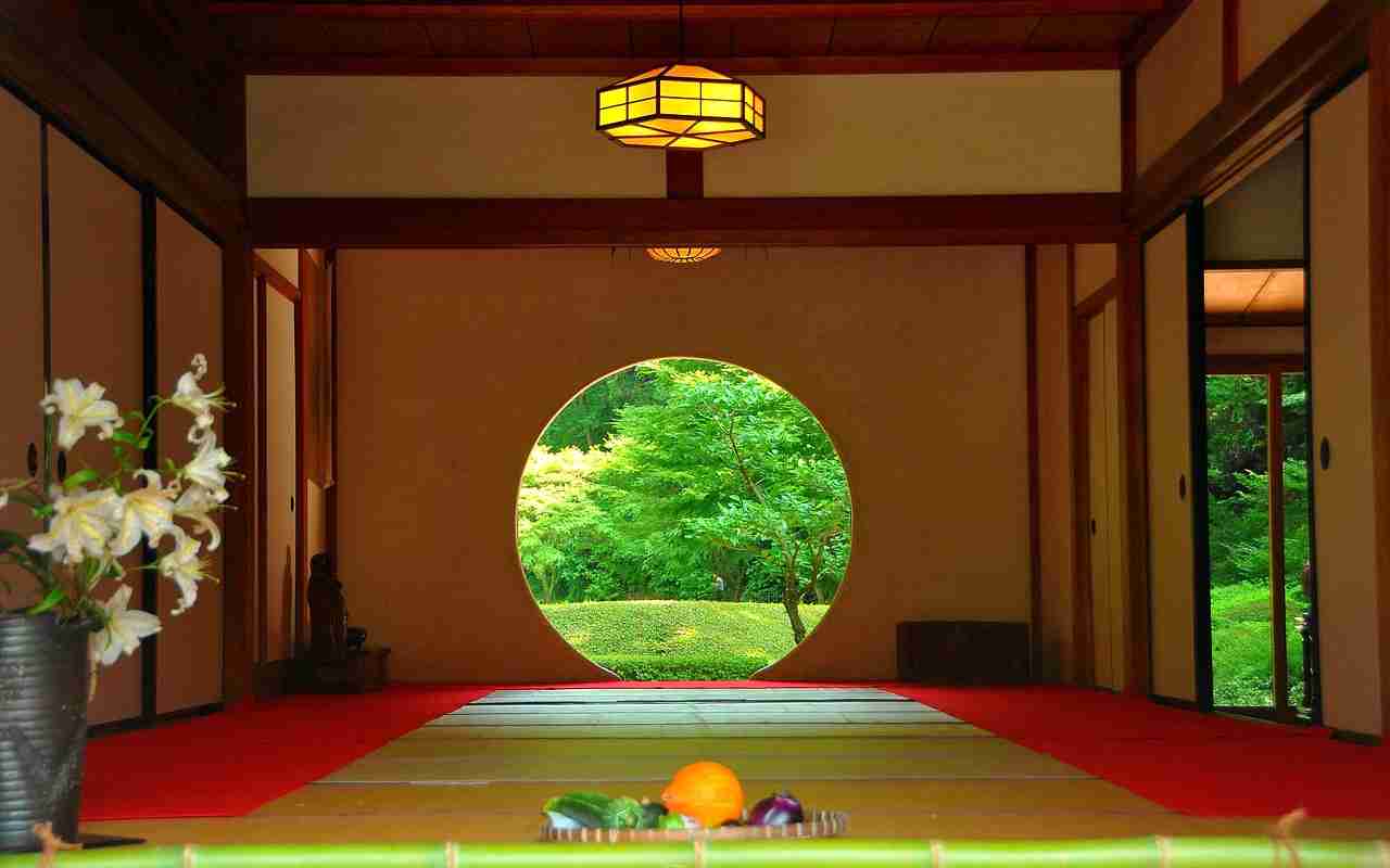 日本庭園に癒されるトピ