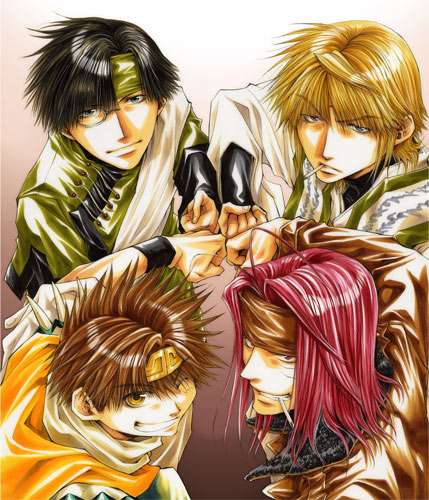 漫画の好きなカラー、扉絵