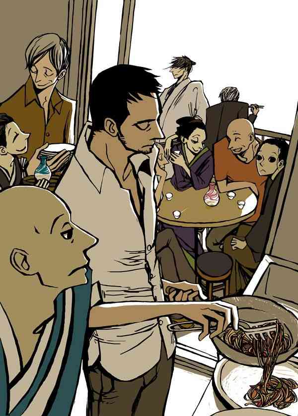 漫画の好きなカラー、扉絵