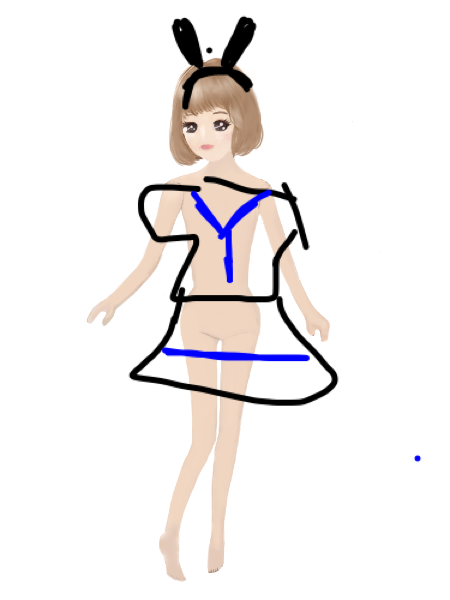 【お絵かき】ガルちゃん人形で遊ぼう!