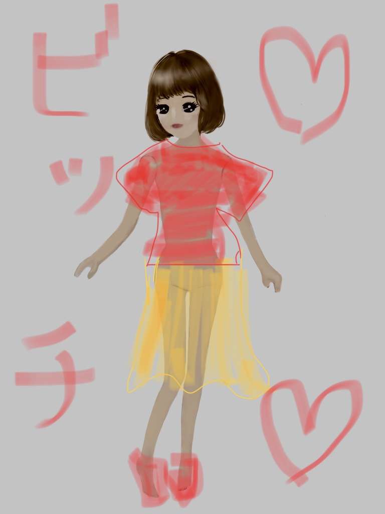 【お絵かき】ガルちゃん人形で遊ぼう!
